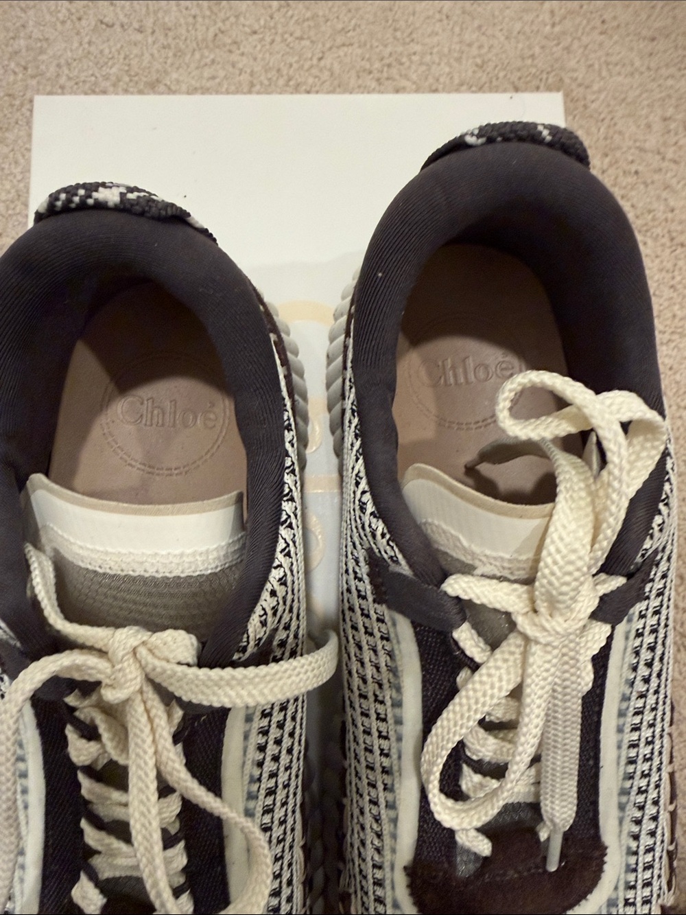 Chloé NAMA LOW TOP SNEAKER - Picture 4 of 8
